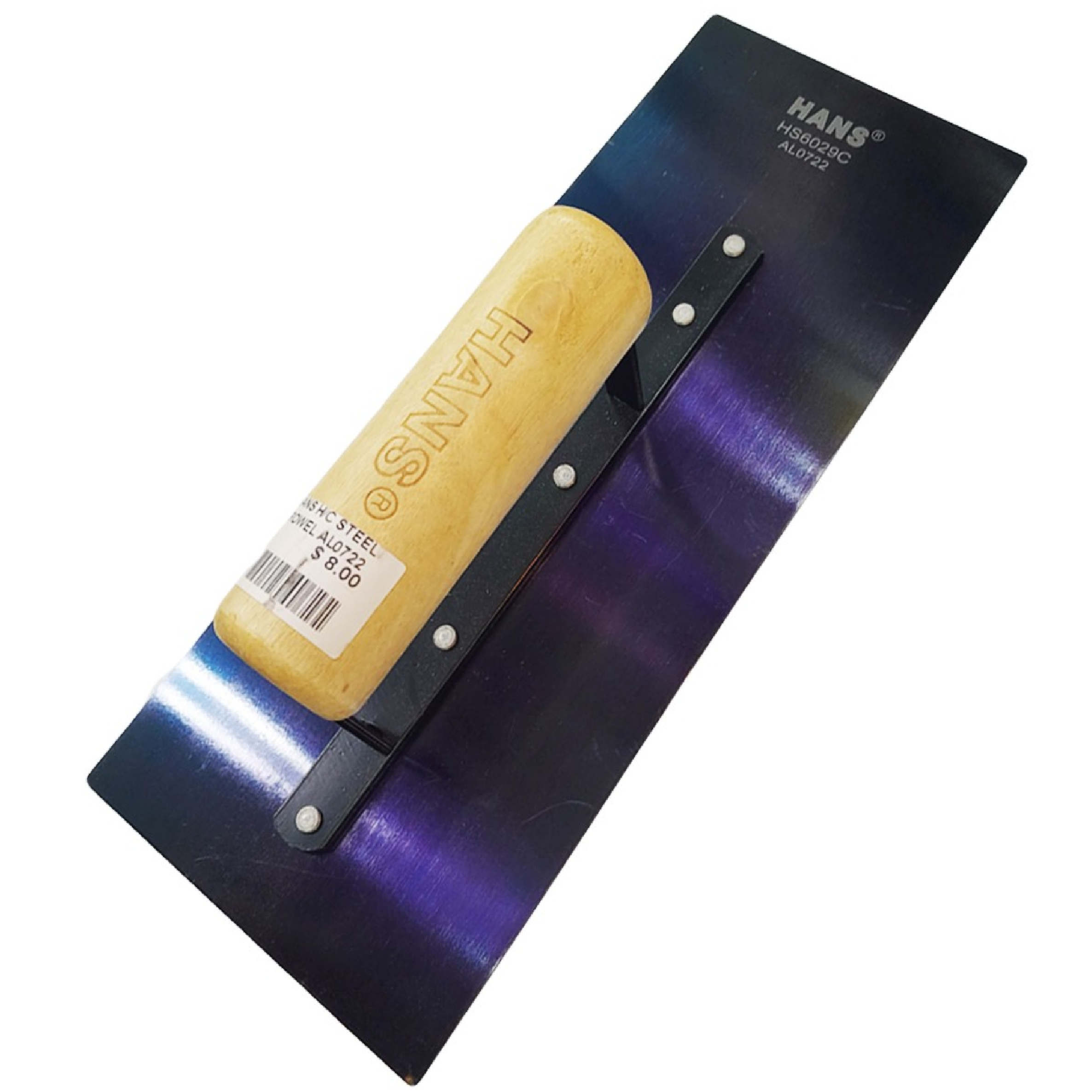 Hans High Carbon BLUE STEEL TROWEL